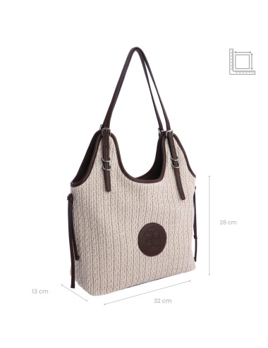 0SV5306051 BOLSO HOMBRO MARRON