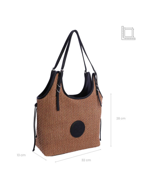 0SV5306051 BOLSO HOMBRO MARRON