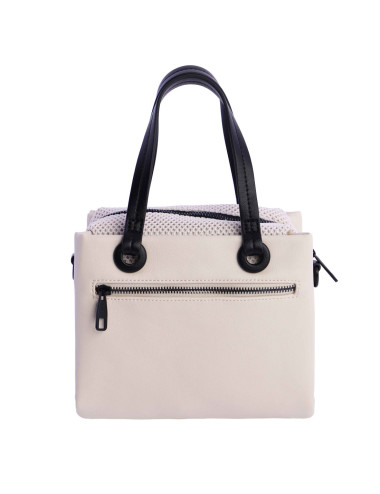 0SV5313016 BOLSO MANO C/B MARFIL
