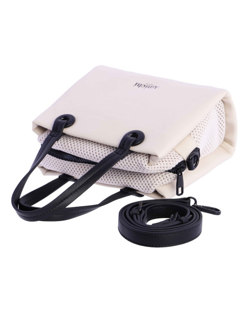 0SV5313016 BOLSO MANO C/B MARFIL