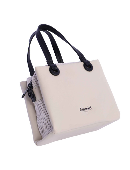 0SV5313016 BOLSO MANO C/B MARFIL