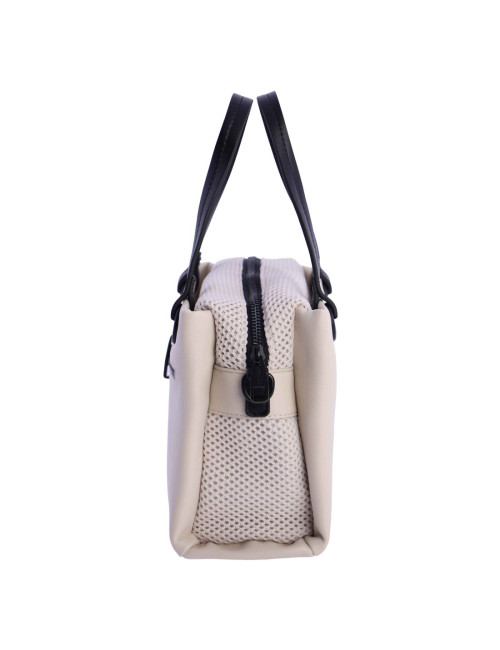 0SV5313016 BOLSO MANO C/B MARFIL