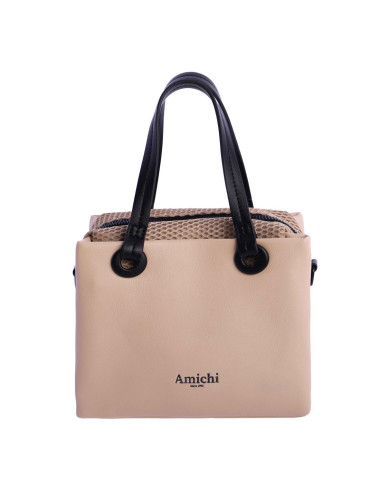 0SV5313016 BOLSO MANO C/B MARFIL