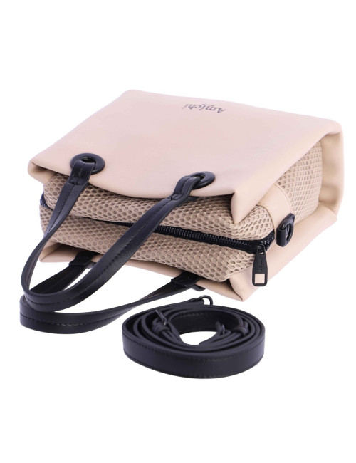 0SV5313016 BOLSO MANO C/B MARFIL