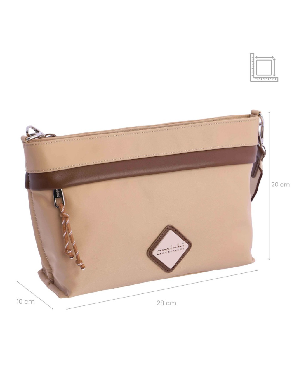 0SV5315004 BANDOLERA BEIGE