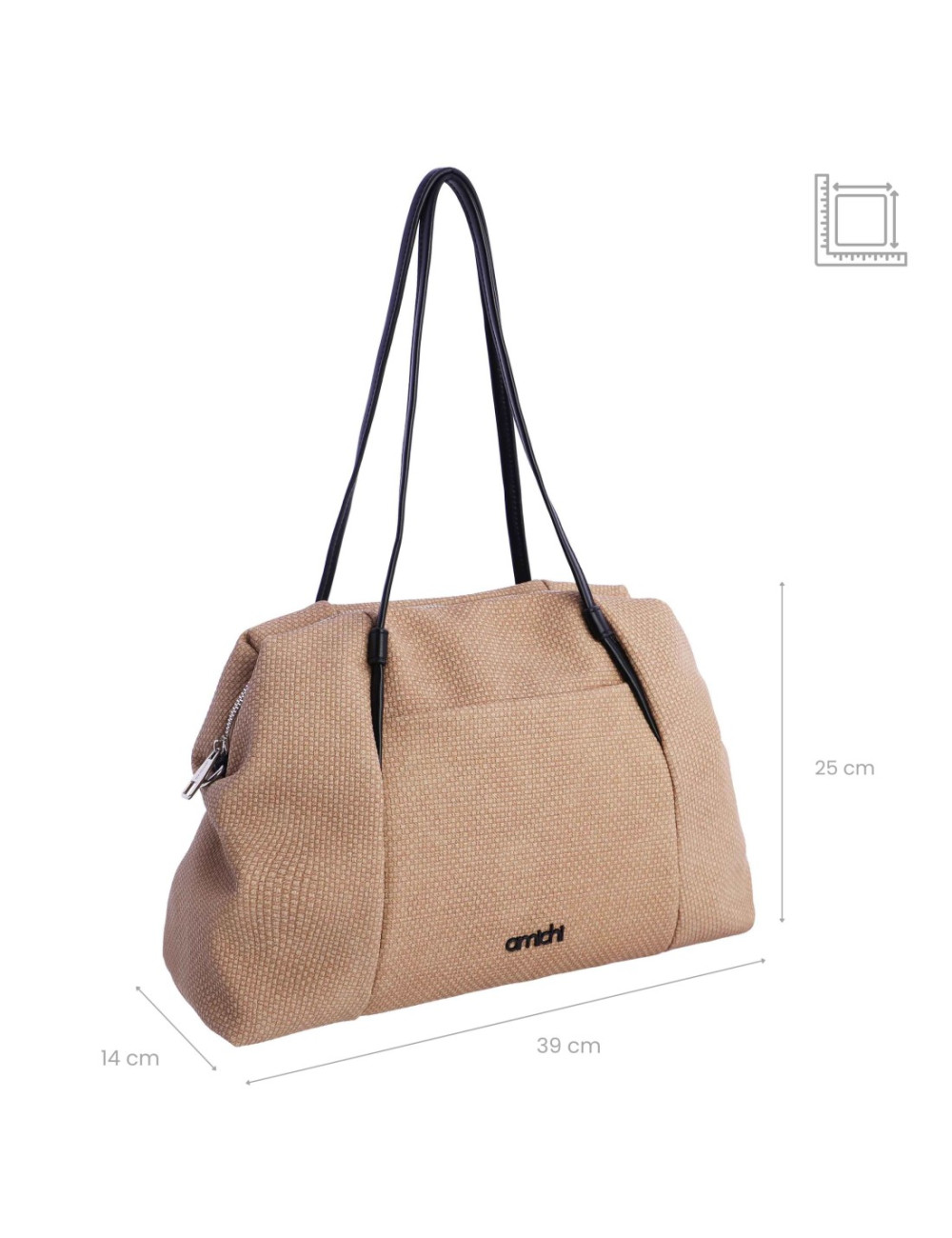 0SV2004012 BOLSO MANO C/B CAMEL