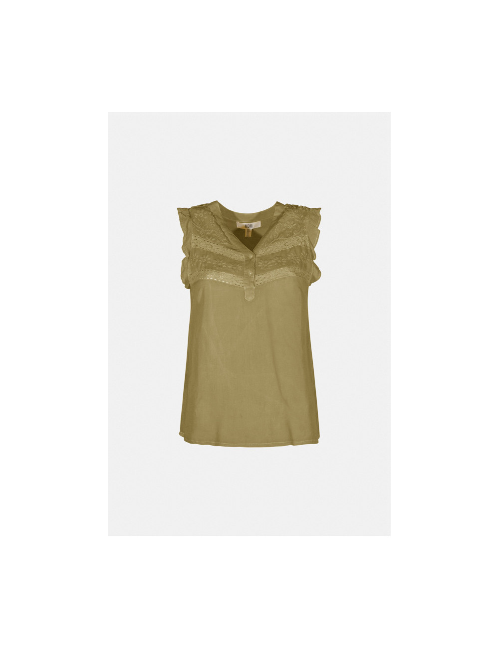 BLUSA sleevless green