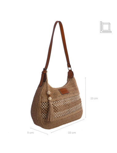 BOLSO HOMBRO natural