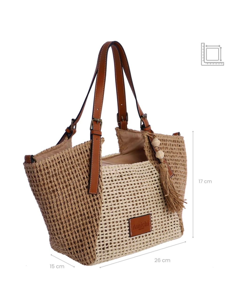 BOLSO Mano nat