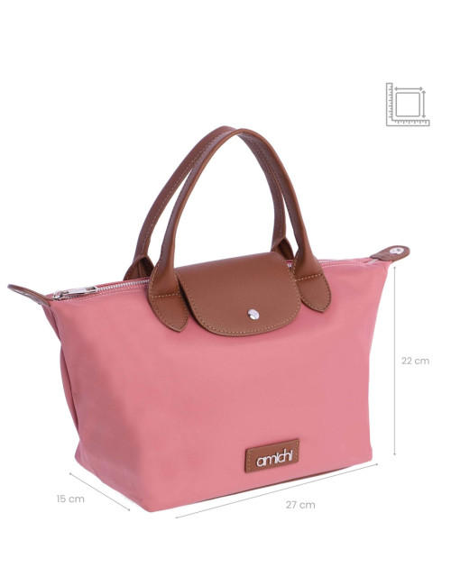BOLSO Mano coral