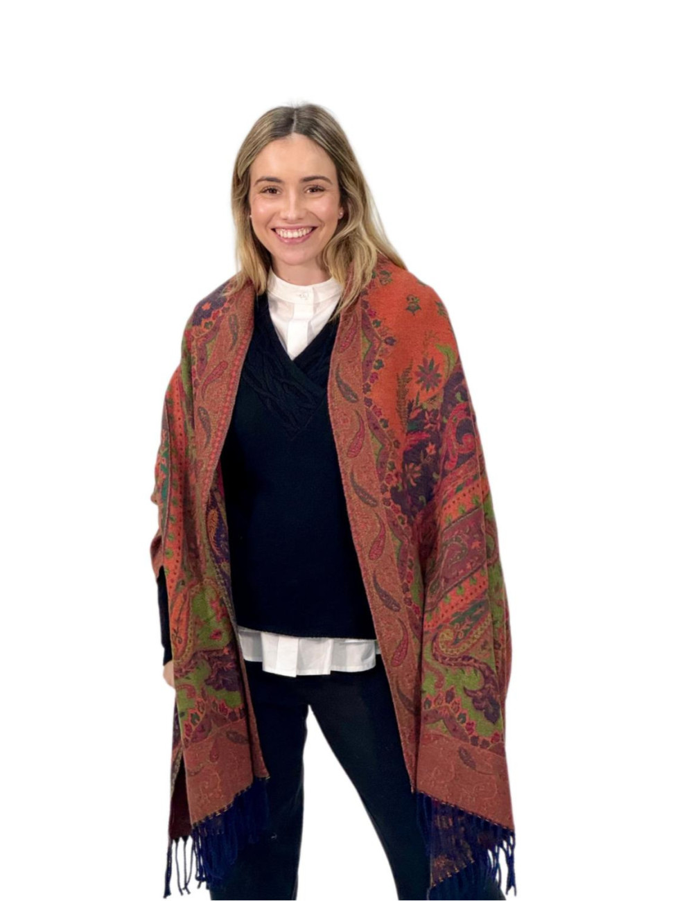Pasmina Kahyra multicolor cazuela