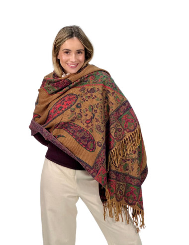 Pasmina Kahyra arabia ocre MULTICOLOR
