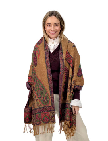 Pasmina Kahyra arabia ocre MULTICOLOR