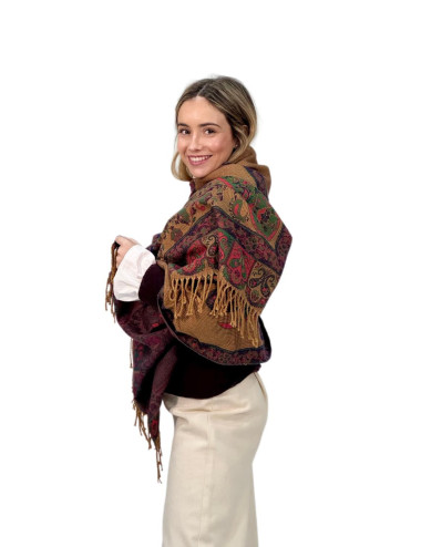 Pasmina Kahyra arabia ocre MULTICOLOR