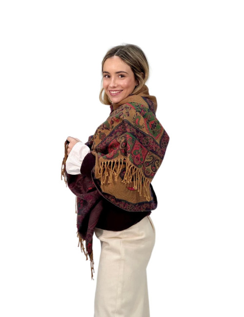 Pasmina Kahyra arabia ocre MULTICOLOR