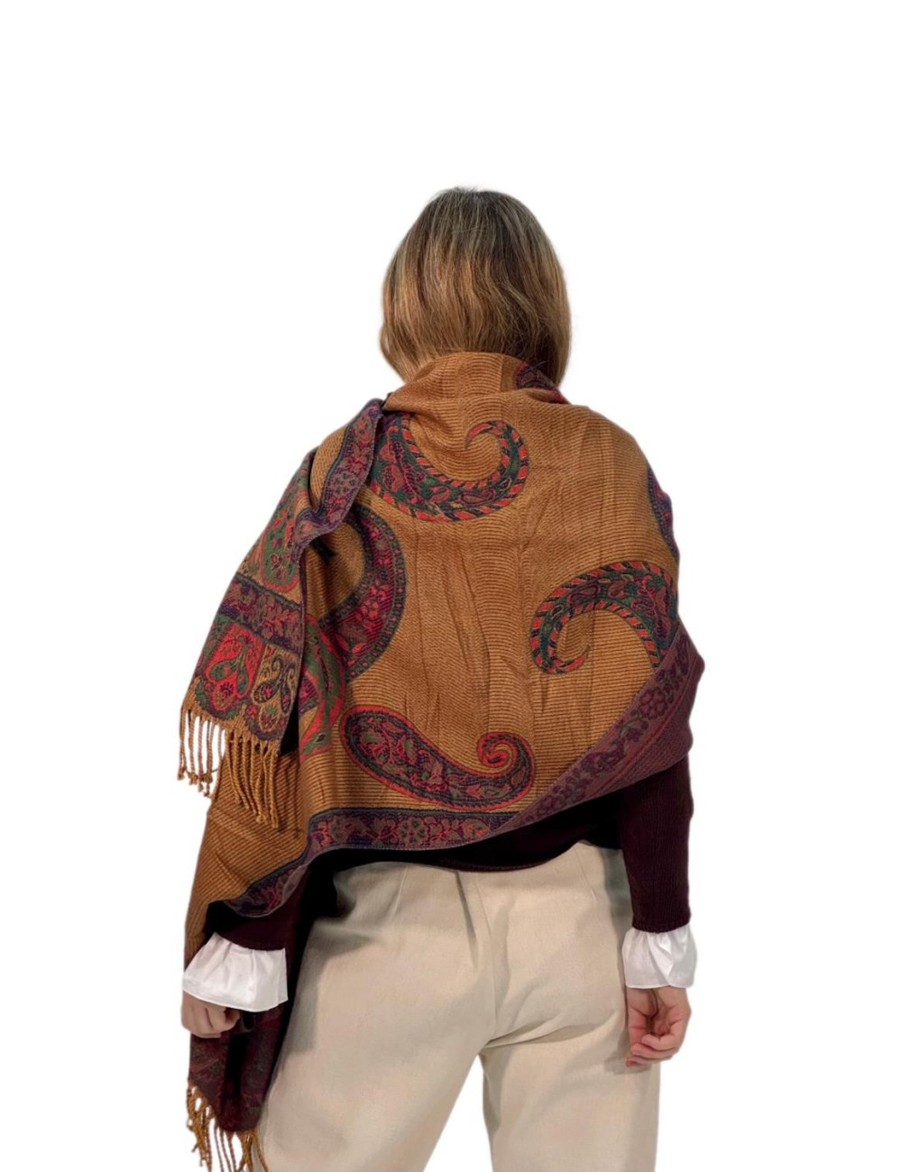 Pasmina Kahyra arabia ocre MULTICOLOR