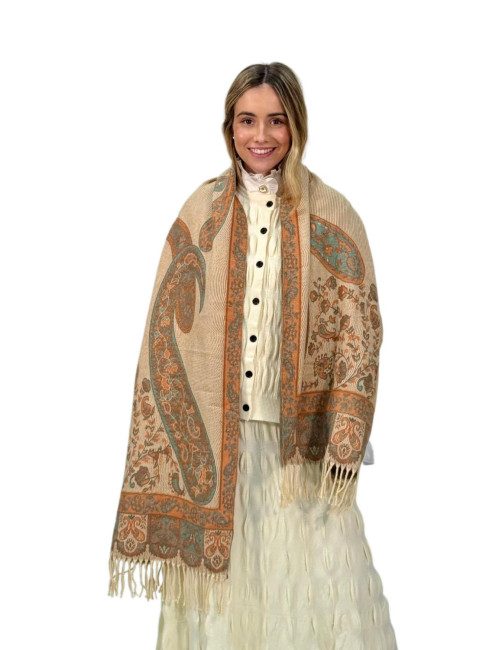 Pasmina Kahyra arabia beige MULTICOLOR