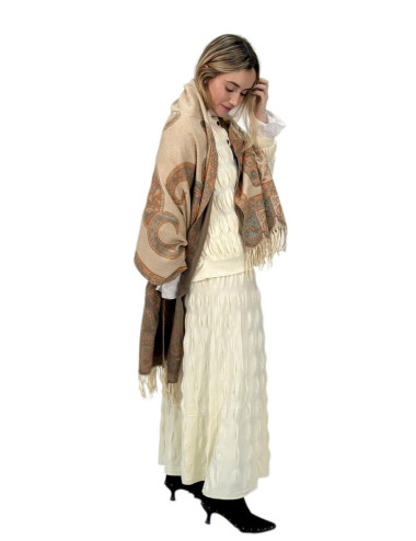 Pasmina Kahyra arabia beige MULTICOLOR