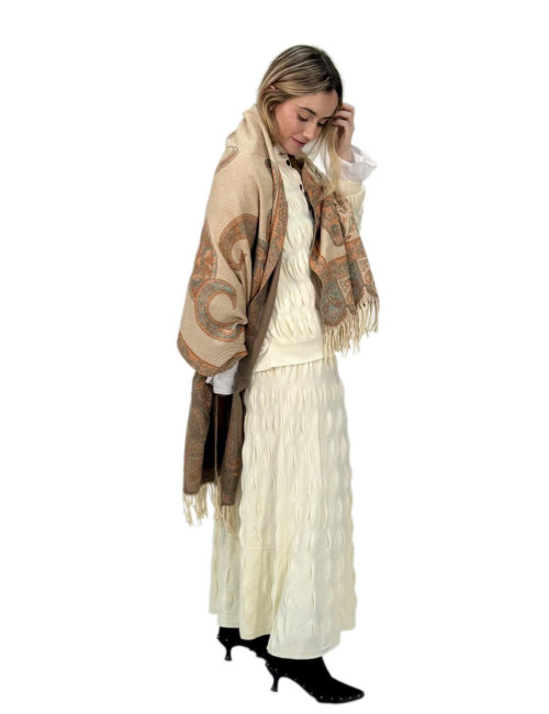 Pasmina Kahyra arabia beige MULTICOLOR
