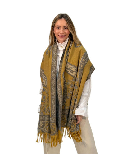 Pasmina Kahyra arabia verde MULTICOLOR