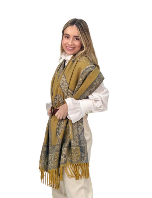 Pasmina Kahyra arabia verde MULTICOLOR