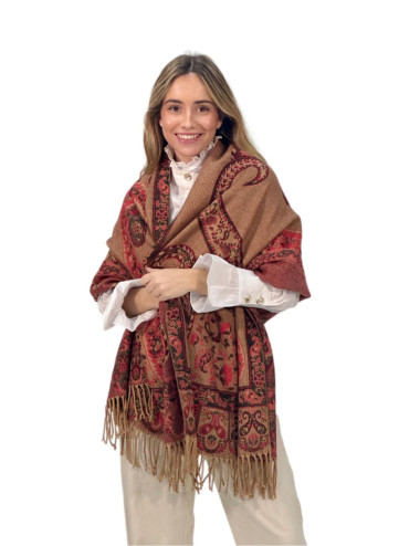 Pasmina Kahyra arabia roja MULTICOLOR