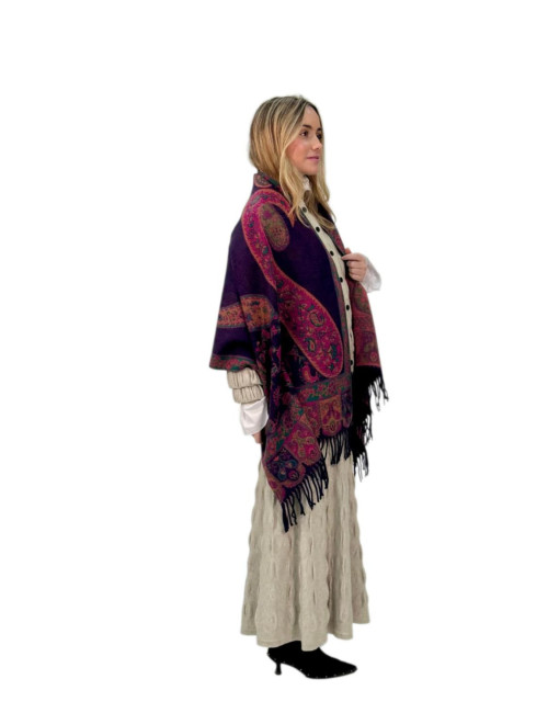 Pasmina Kahyra arabia morada MULTICOLOR