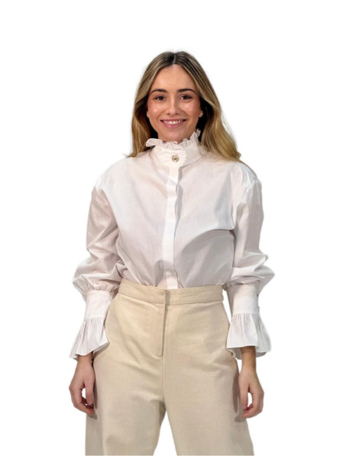 Camisa Kahyra escarlata blanca BLANCO