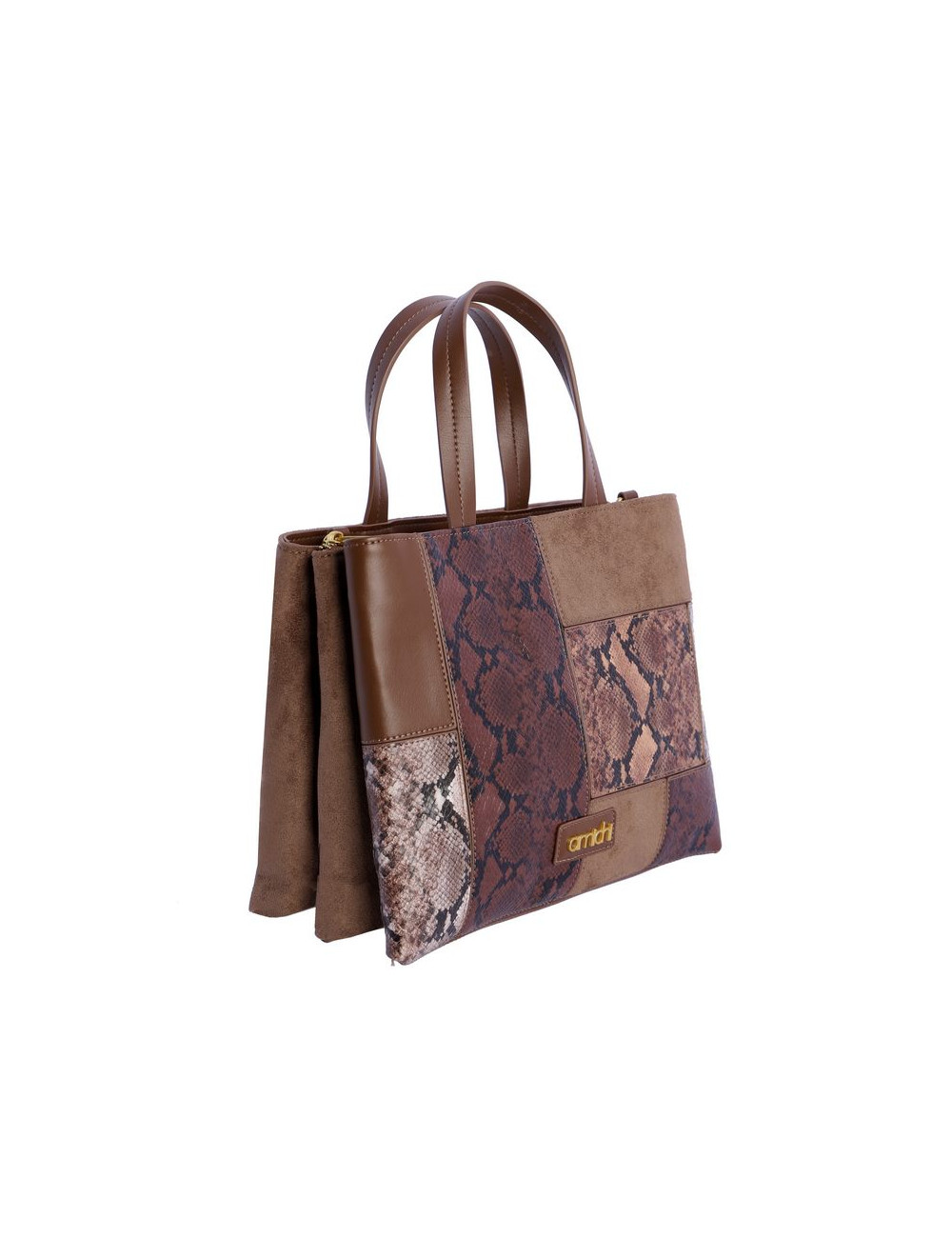 BOLSO MΑΝΟ C/B MARRON