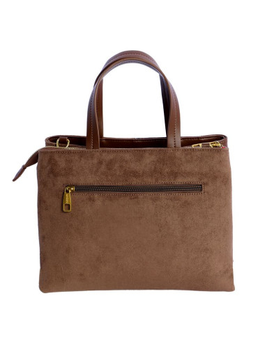 BOLSO MΑΝΟ C/B MARRON
