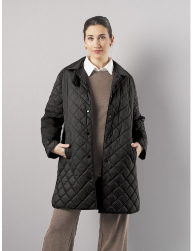 PARKA LARGA NEGRO