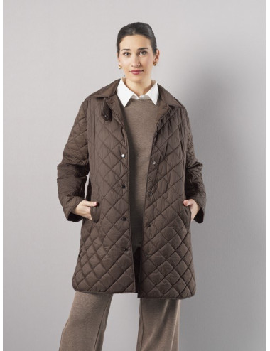 PARKA LARGA MARRON