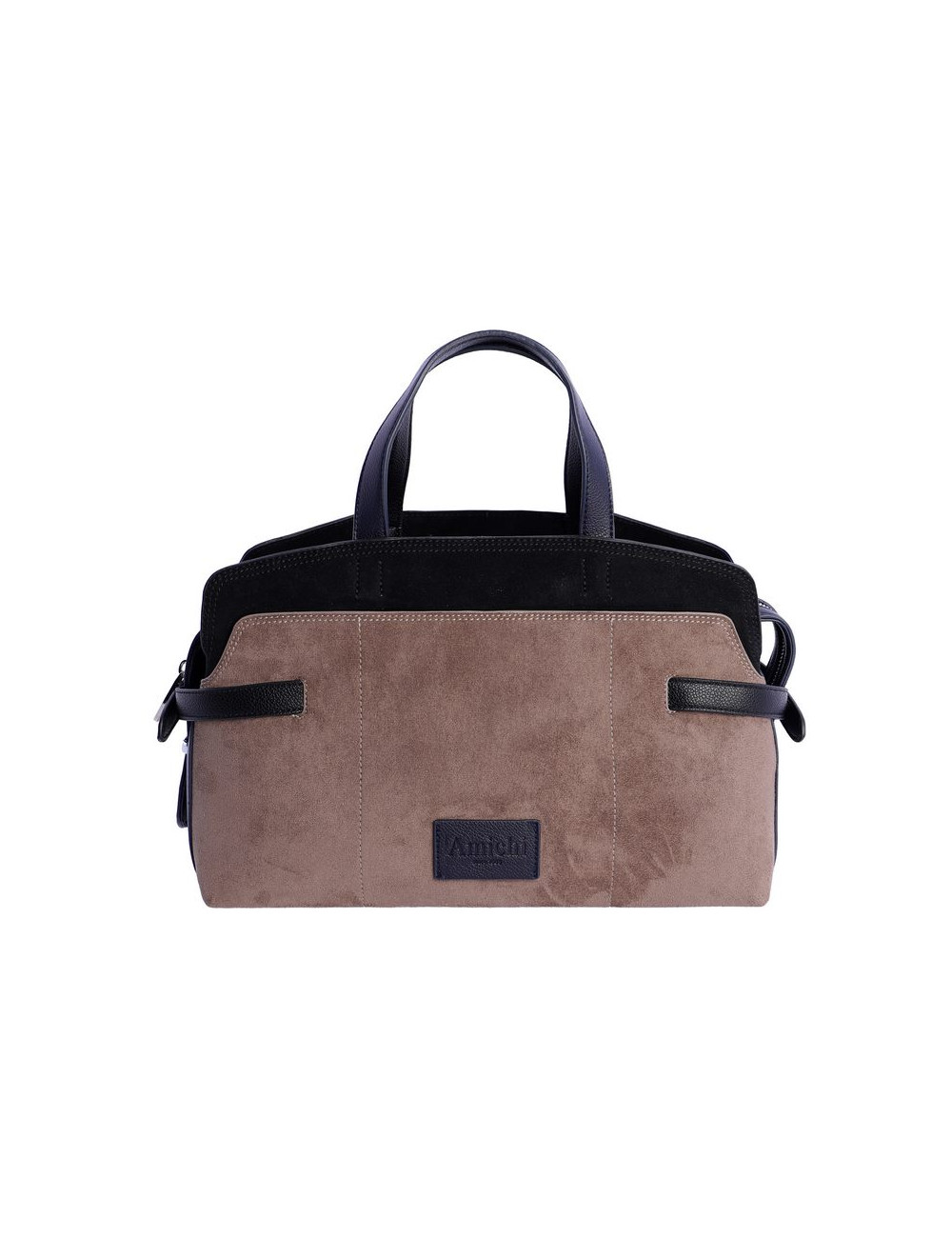 BOLSO MΑΝΟ C/B GRIS