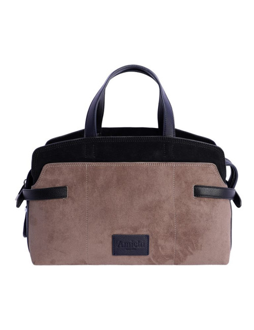 BOLSO MΑΝΟ C/B GRIS