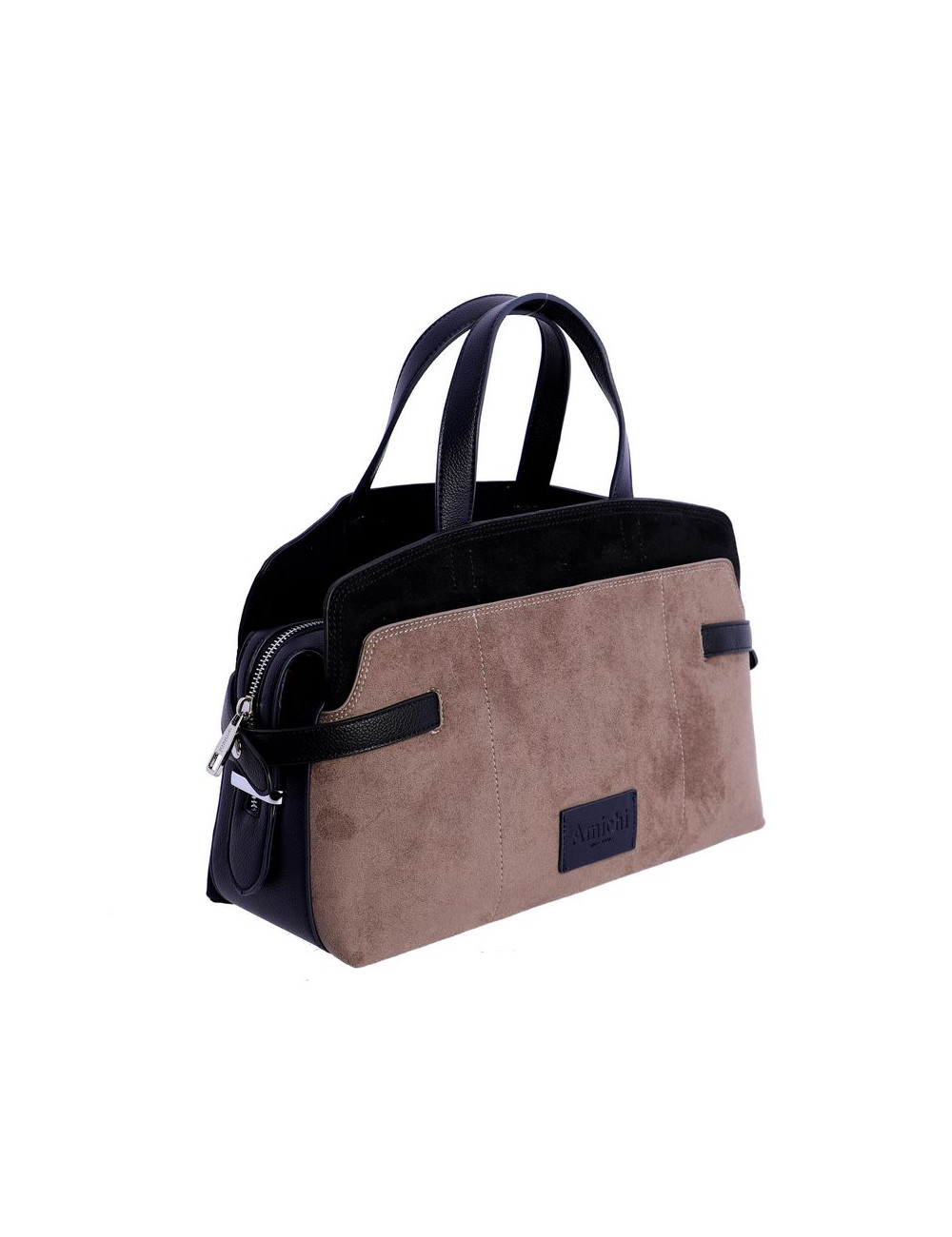 BOLSO MΑΝΟ C/B GRIS