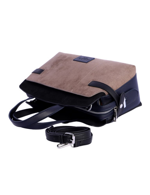 BOLSO MΑΝΟ C/B GRIS