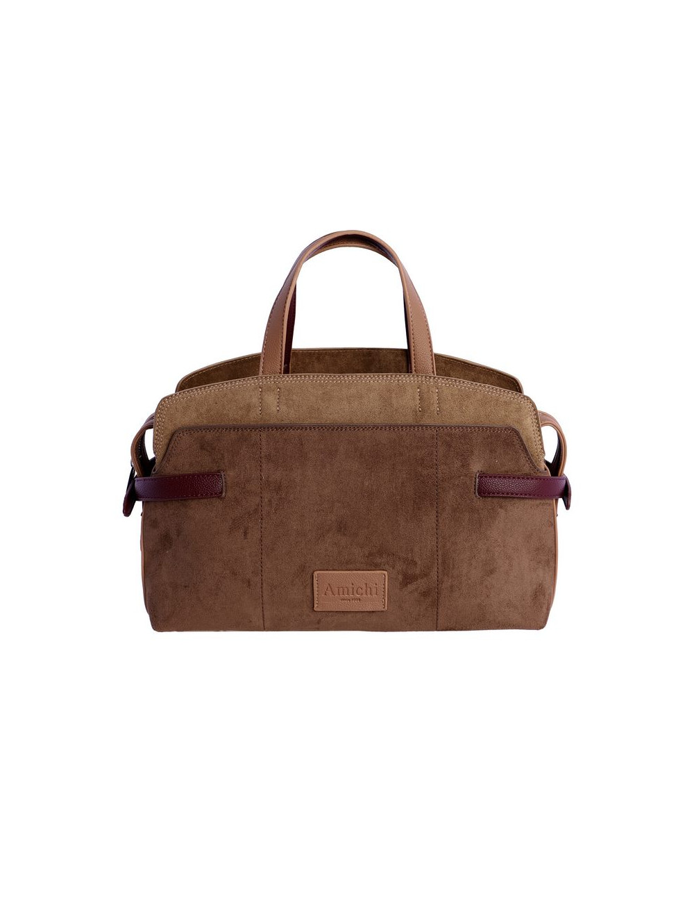 BOLSO MAΑΝΟ C/B MARRON