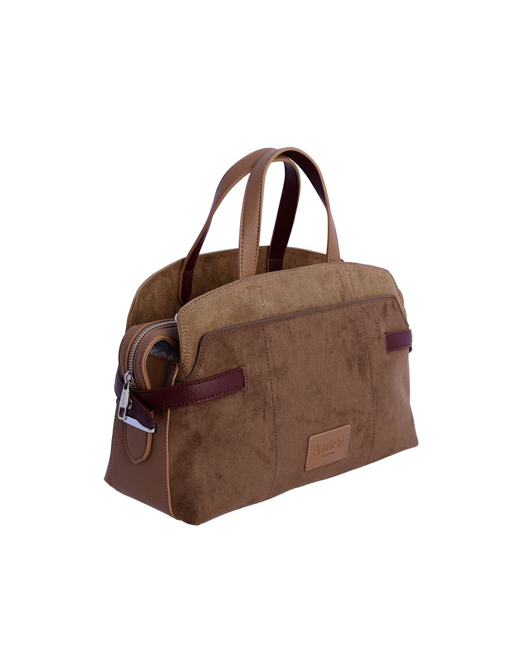 BOLSO MAΑΝΟ C/B MARRON