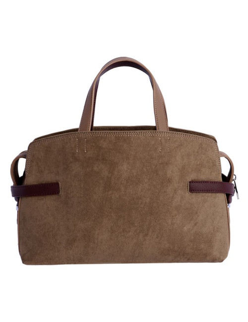 BOLSO MAΑΝΟ C/B MARRON