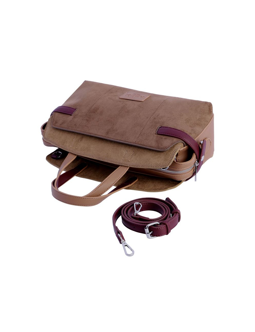BOLSO MAΑΝΟ C/B MARRON
