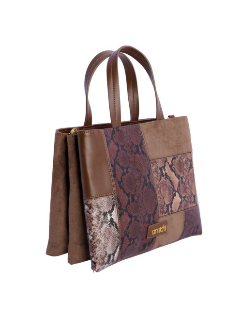 BOLSO MΑΝΟ C/B MARRON