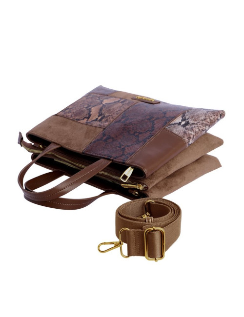BOLSO MΑΝΟ C/B MARRON